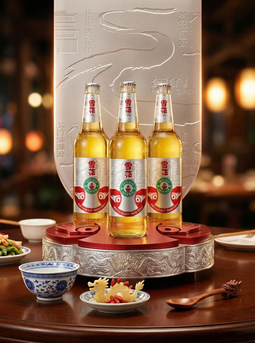 雪花啤酒宜宾瓶